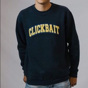 LIKE NEW Clickbait Sweater Unisex Small